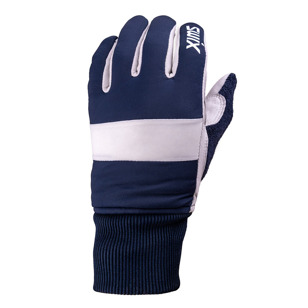 Levně Swix Cross Glove W Dark Navy/Snow White 6/S
