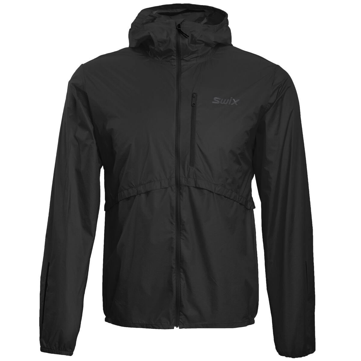 Levně Swix Pace Wind Light Hooded Jacket M Black L