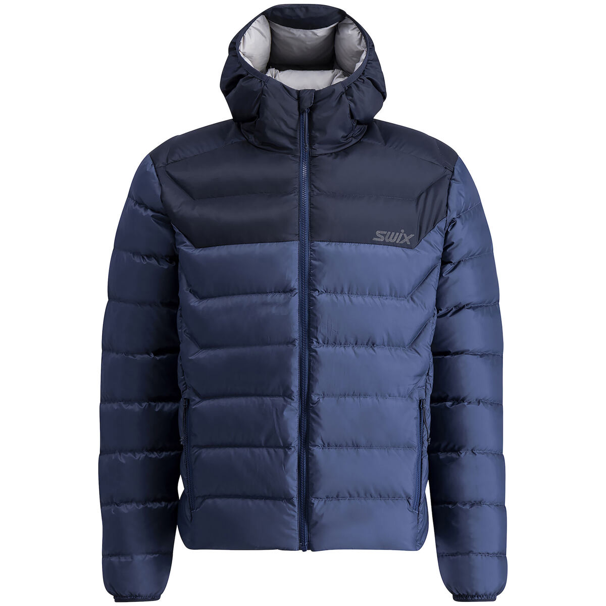 Levně Swix Infinity Down Jacket M Lake Blue/Dark Navy S