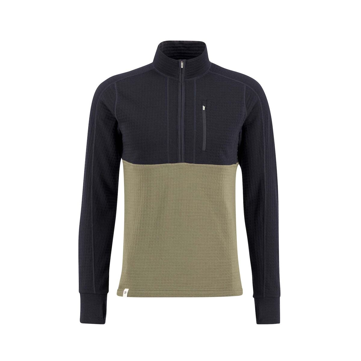 Levně Ulvang Peak Field Half Zip Midlayer M Navy Blue/Bungee Grey S