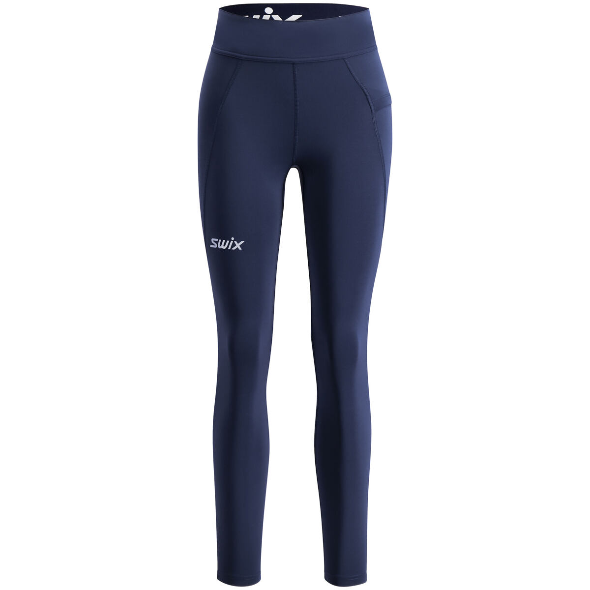 Levně Swix Pace High Waist Tights W Dark Navy XL