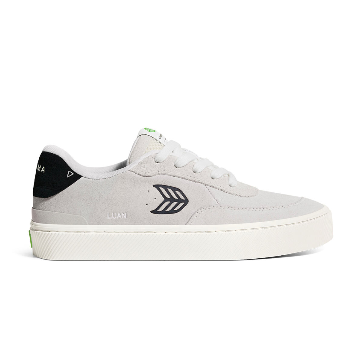 Levně Cariuma LUAN PRO Smoke White Suede Black Logo Sneaker M Smoke White/Black 43.5