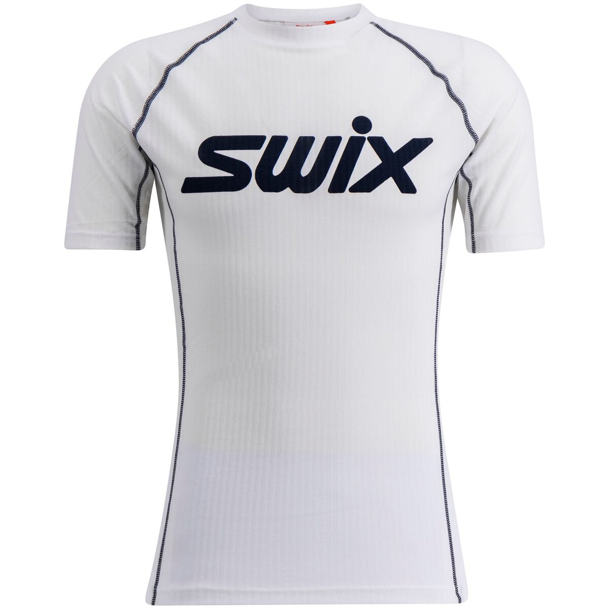 Levně Swix RaceX Classic Short Sleeve M Bright White/Dark Navy L