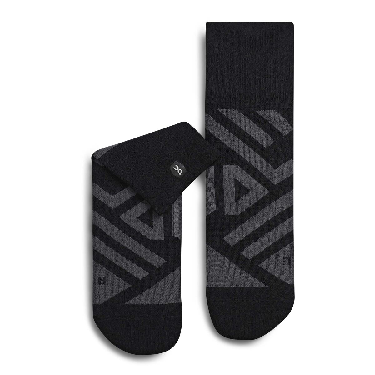 Levně On Performance Mid Sock W Black/Shadow 42-43
