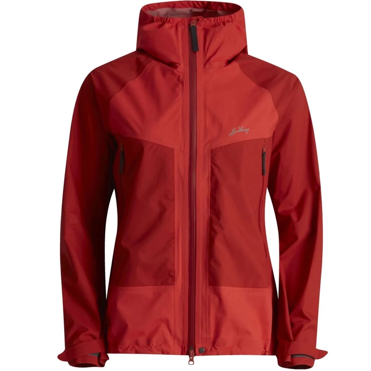 Levně Lundhags Padje Light Waterproof Jacket W Lively Red/Mellow Red S