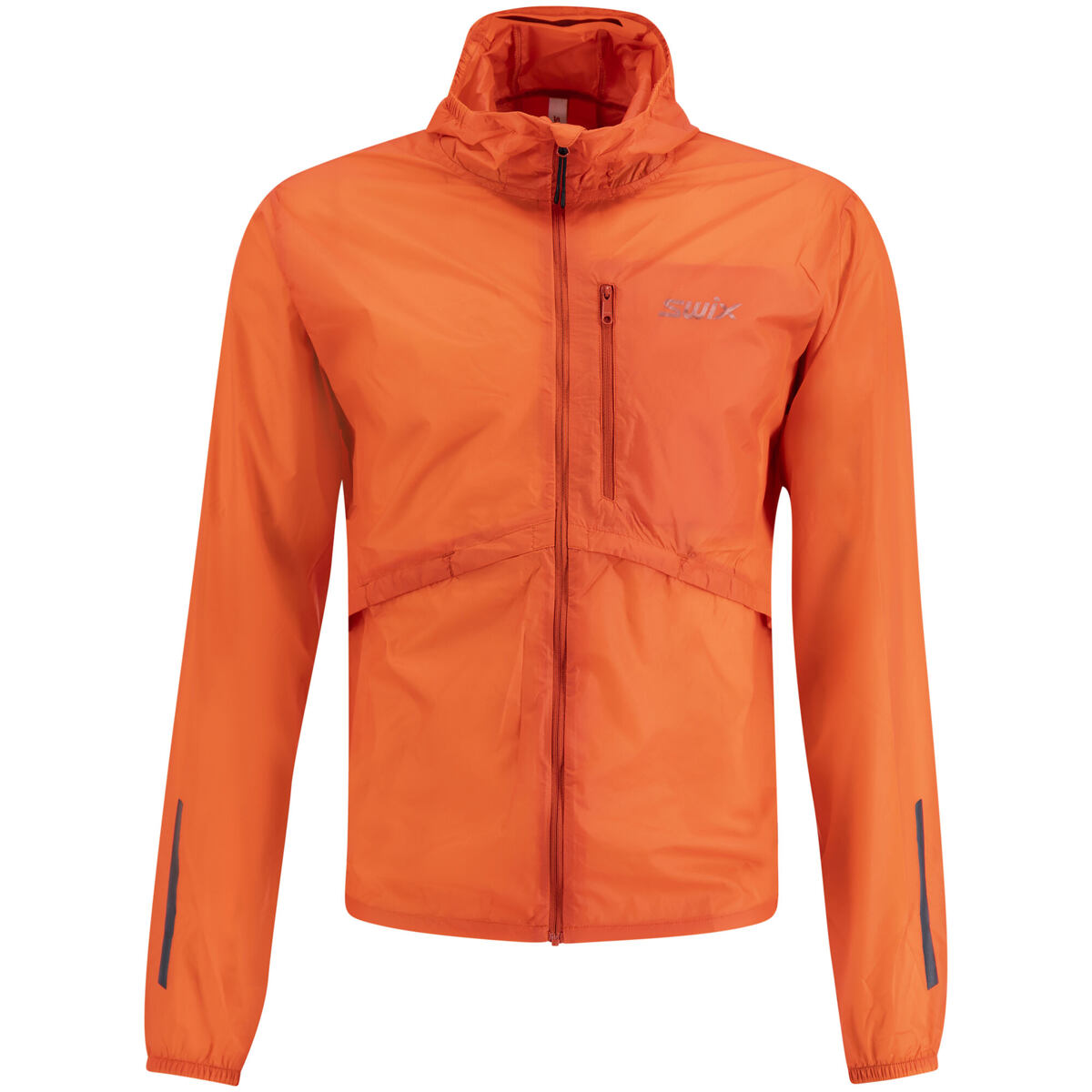 Levně Swix Pace Wind Light Hooded Jacket M Lava S