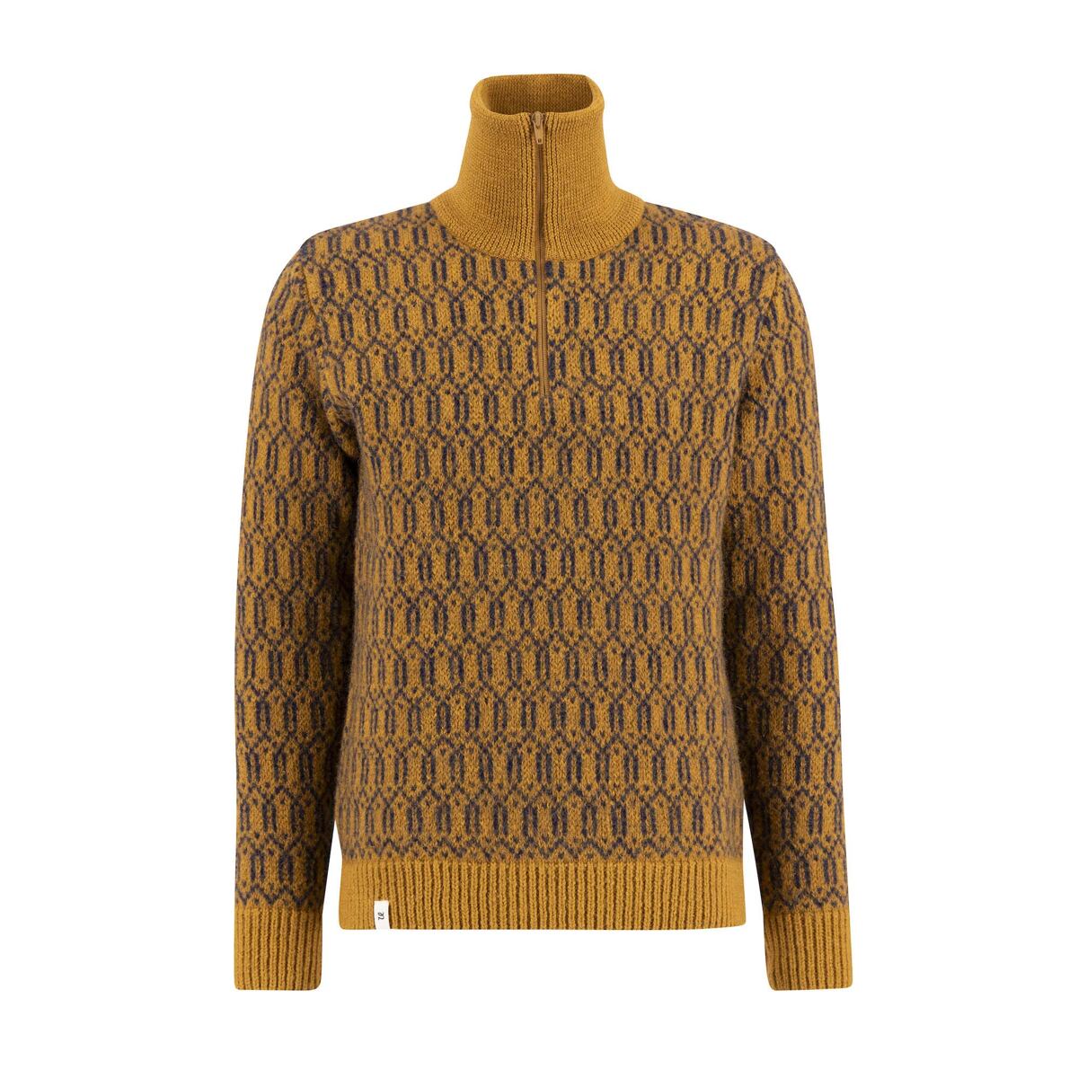Levně Ulvang Echo sweater Cathay Spice/Navy Blue L