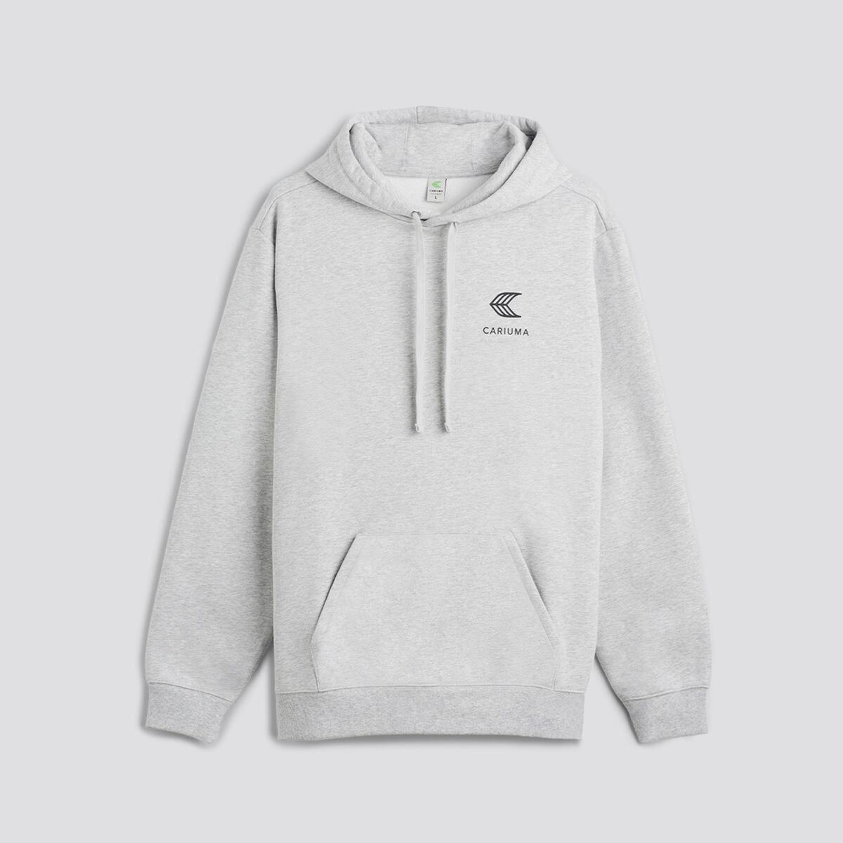 Levně Cariuma Hoodie Melange with Black Logo Grey L