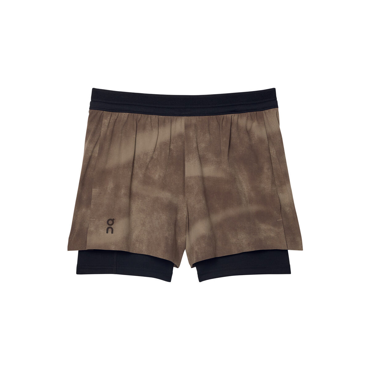 Levně On 3" Performance Shorts AOP W Cinder/Black L