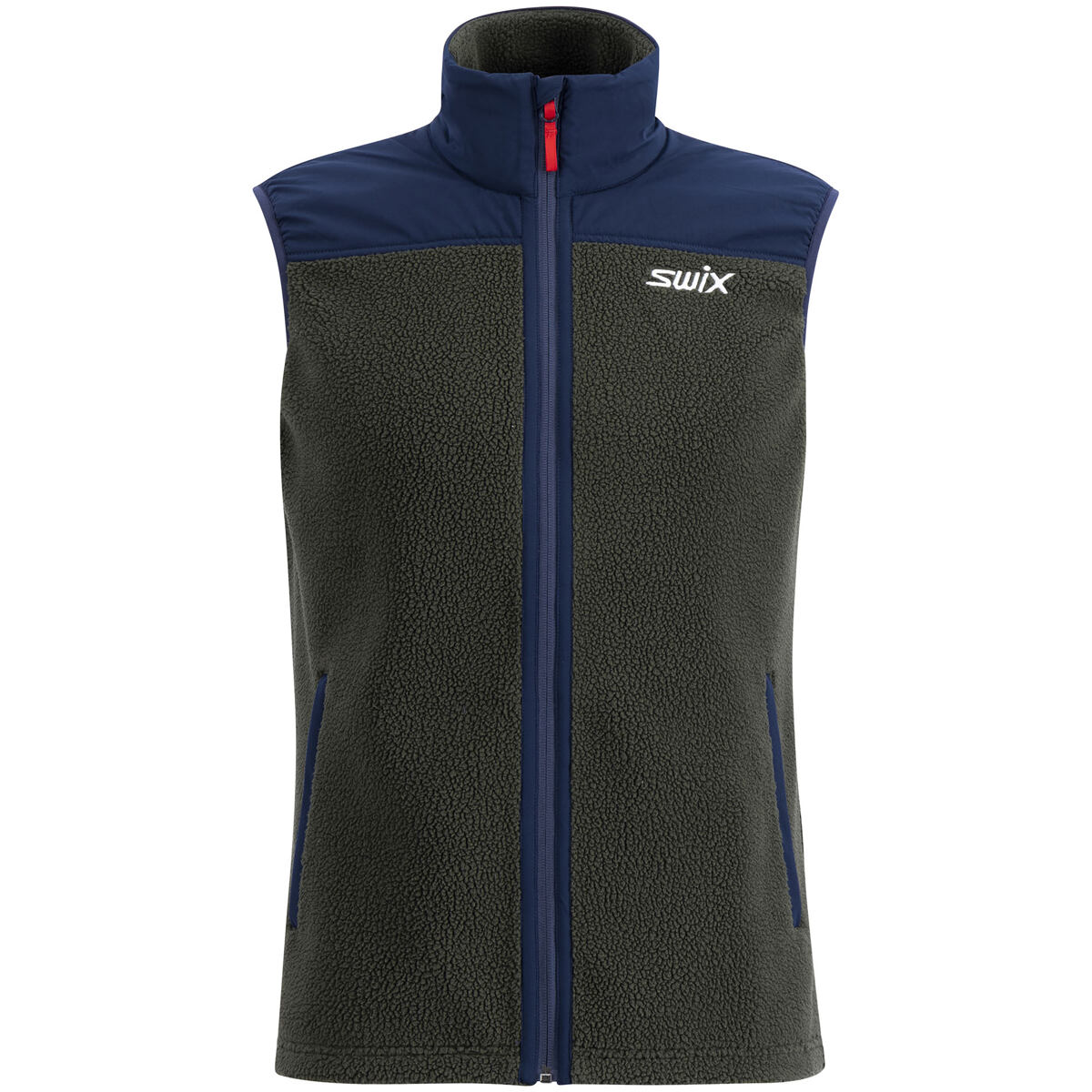 Levně Swix Blizzard Midlayer Vest M Dark Olive M