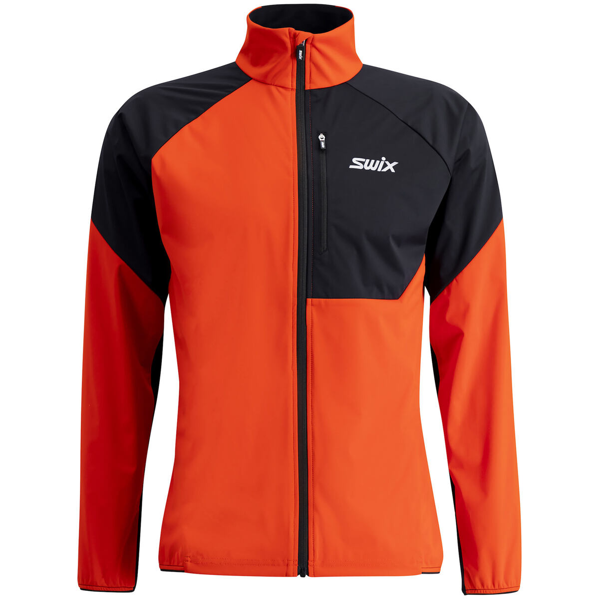 Levně Swix Focus Jacket M Fiery Red/Black S