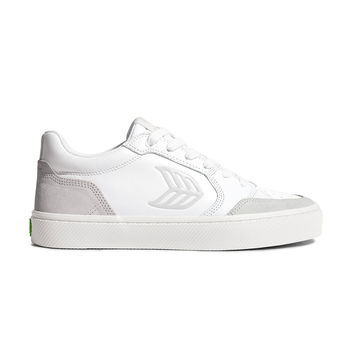 Levně Cariuma VALLELY White Leather Vintage White Suede Ice Logo Sneaker M White/Vintage White Ice 40.5