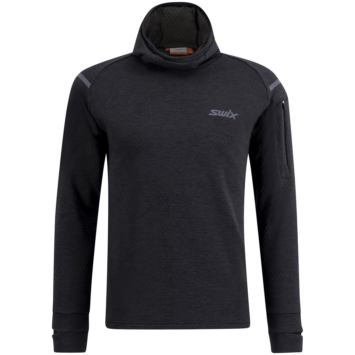 Levně Swix Pace Midlayer Hooded M Black S