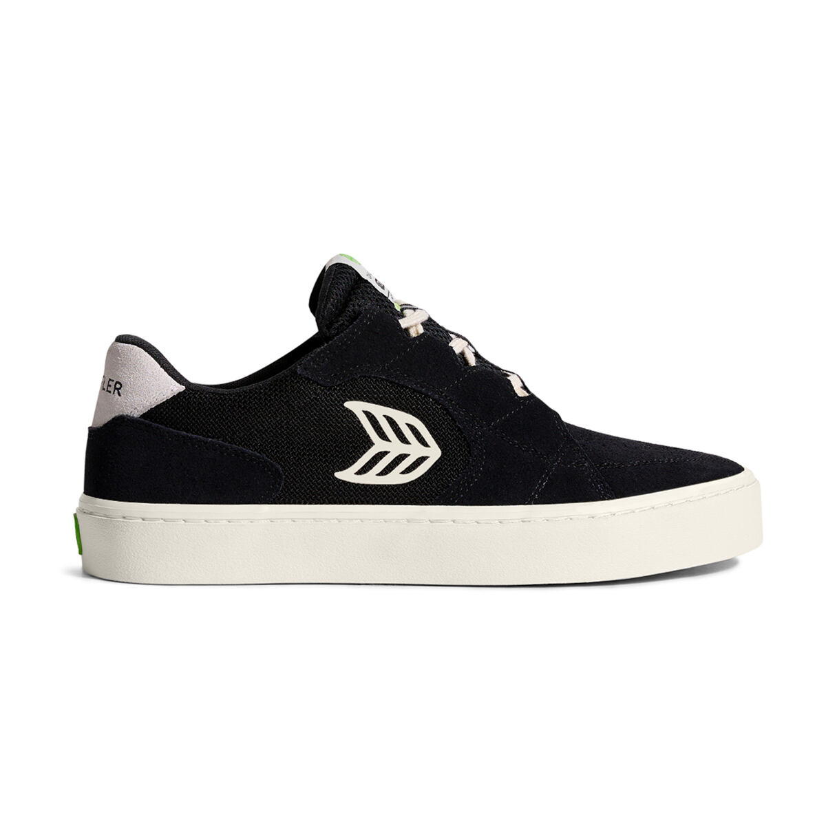 Levně Cariuma T20 PRO Black Suede and Mesh Ivory Logo Sneaker M Black/Ivory 41