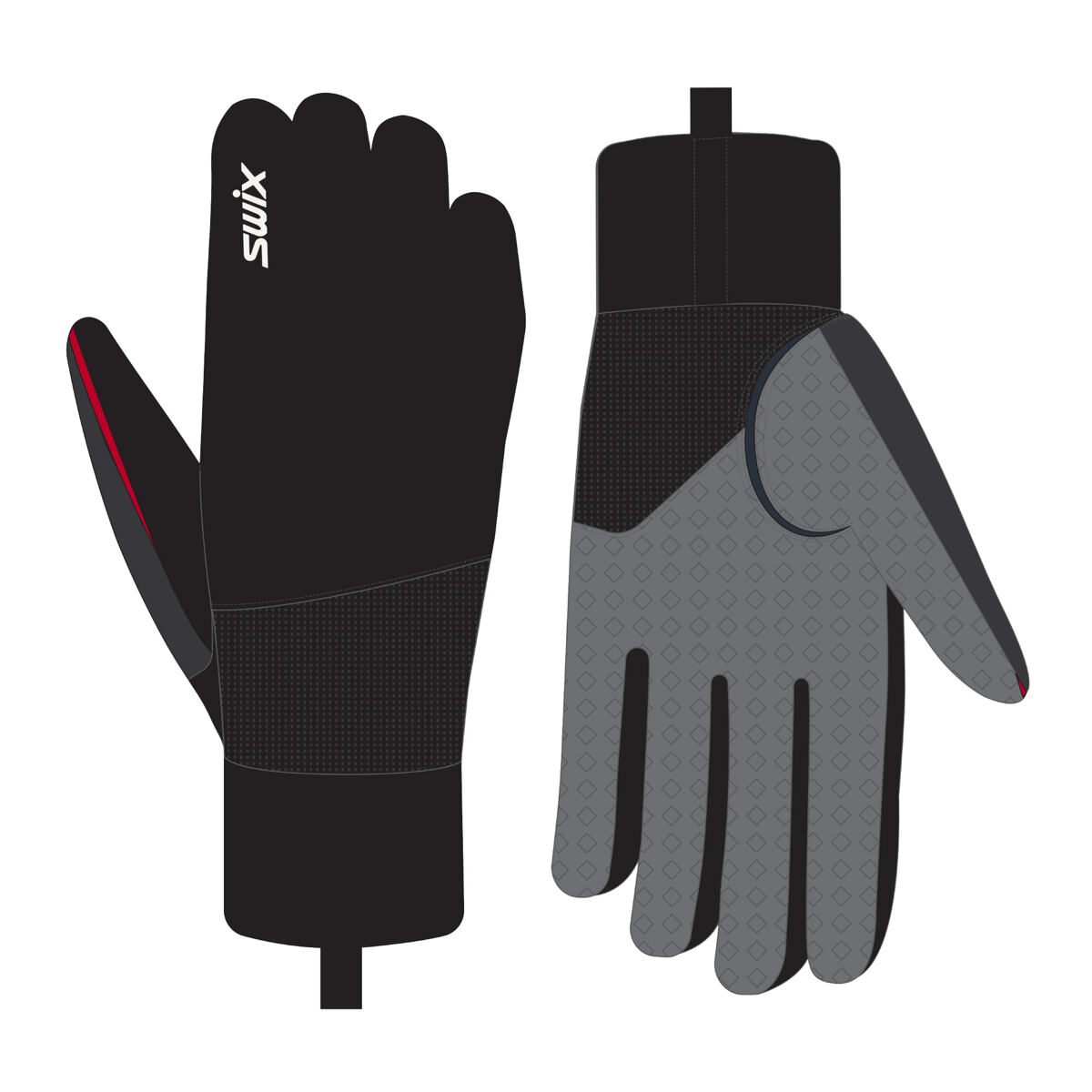 Levně Swix Reaction Glove Jet black 10/XL