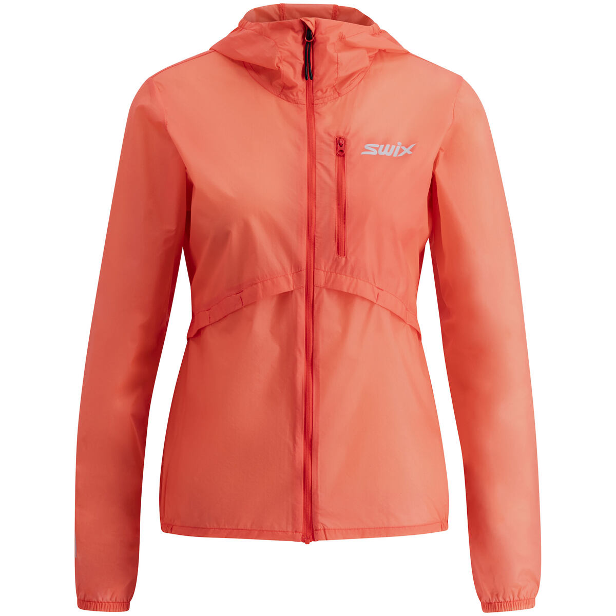 Levně Swix Pace Wind Light Hooded Jacket W Cayenne L