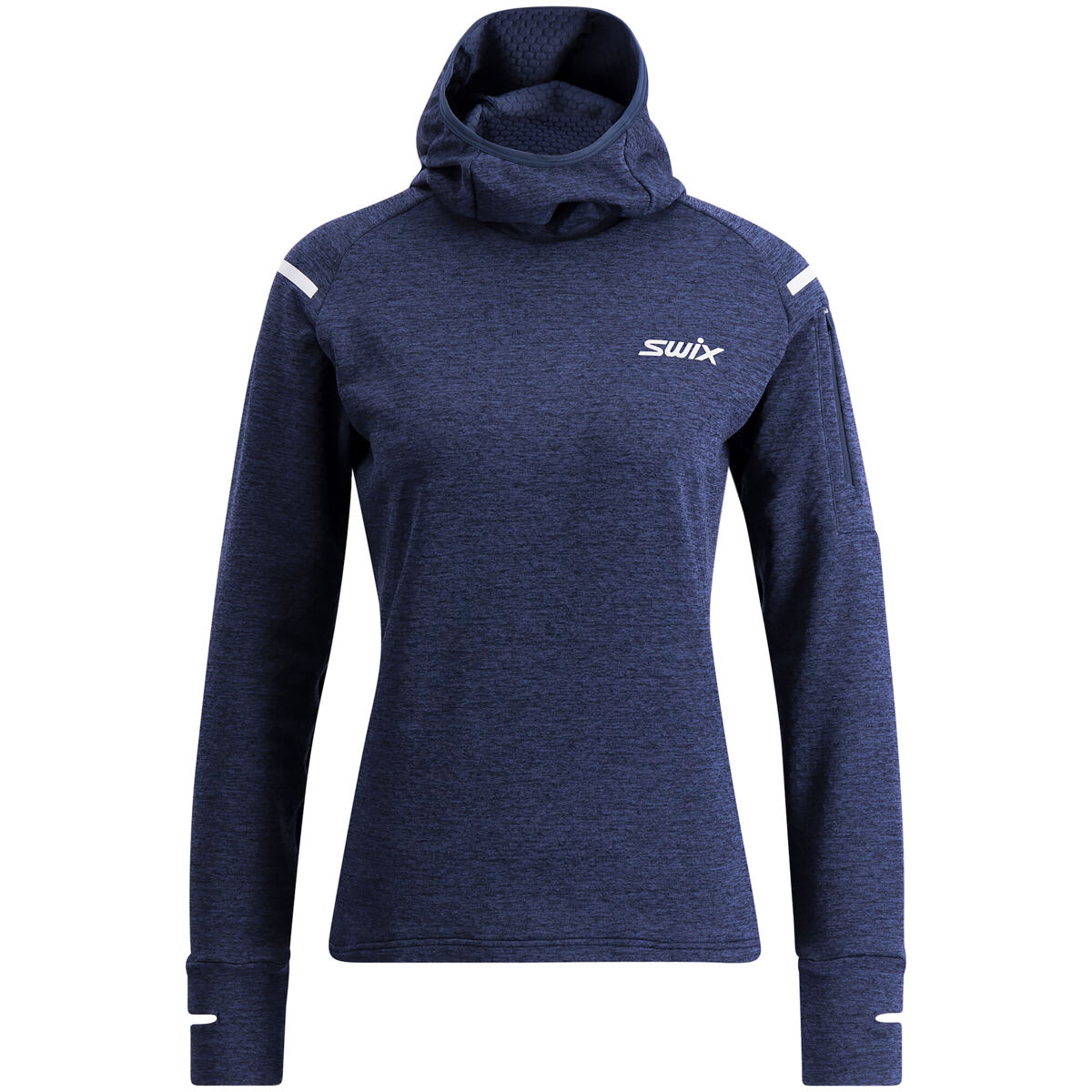 Levně Swix Pace Midlayer Hooded W Dark Navy S