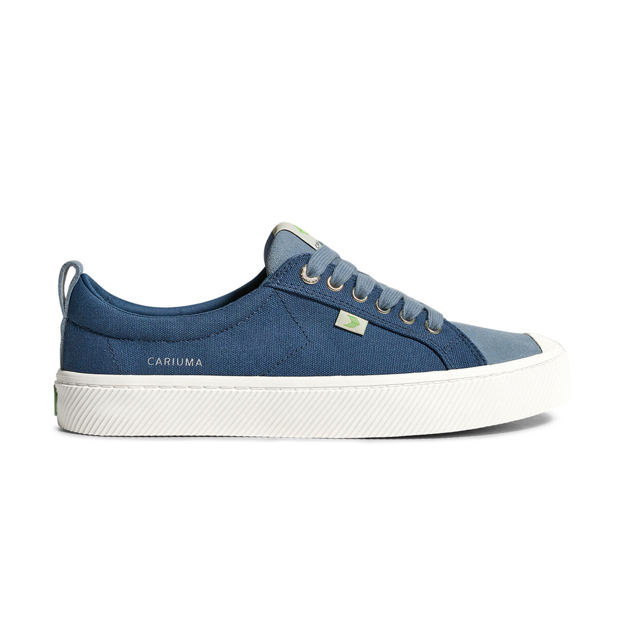 Levně Cariuma OCA Low Shadow Blue Canvas Mirage Blue Suede Sneaker W Shadow Blue/Mirage Blue 37