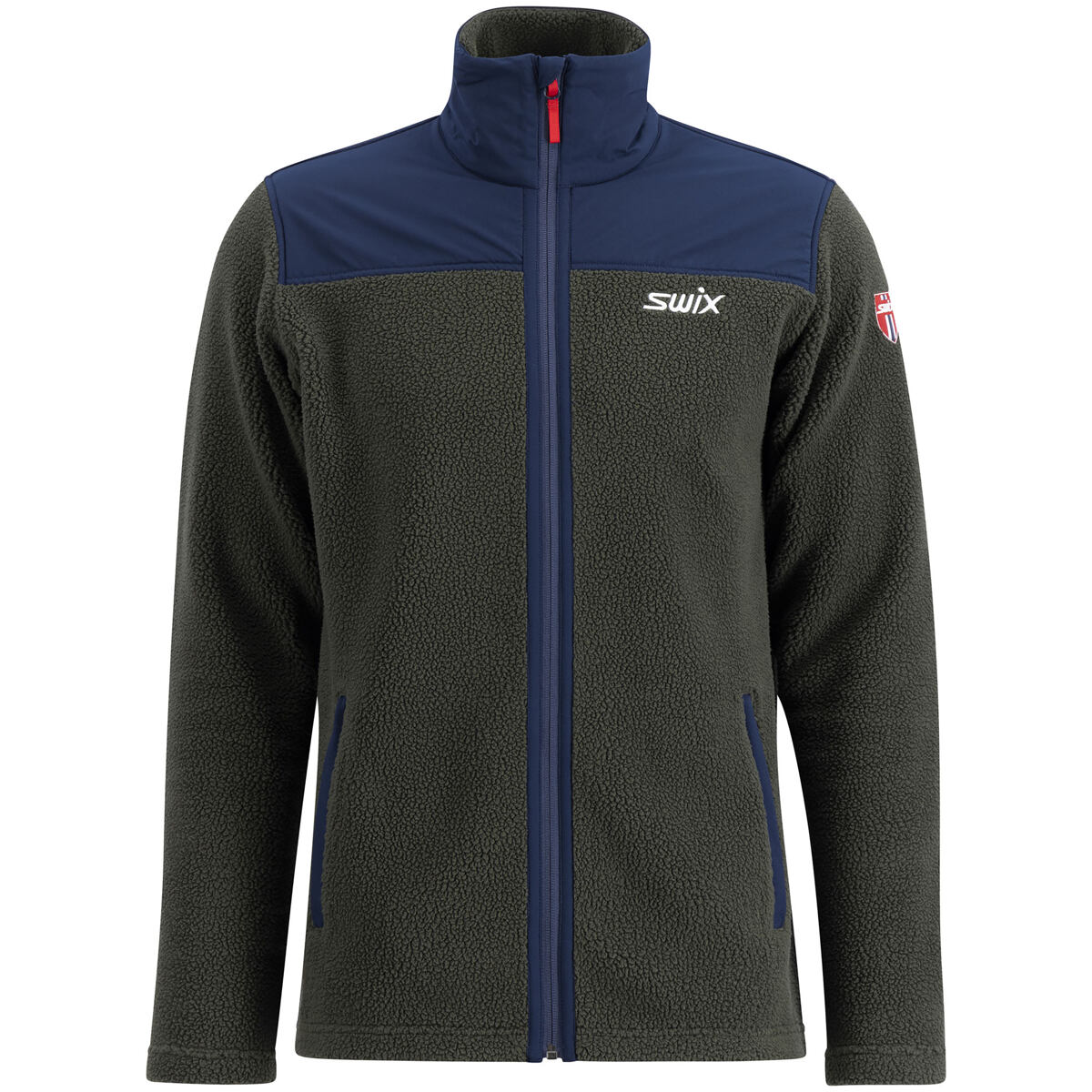 Levně Swix Blizzard Midlayer Jacket M Dark Olive S