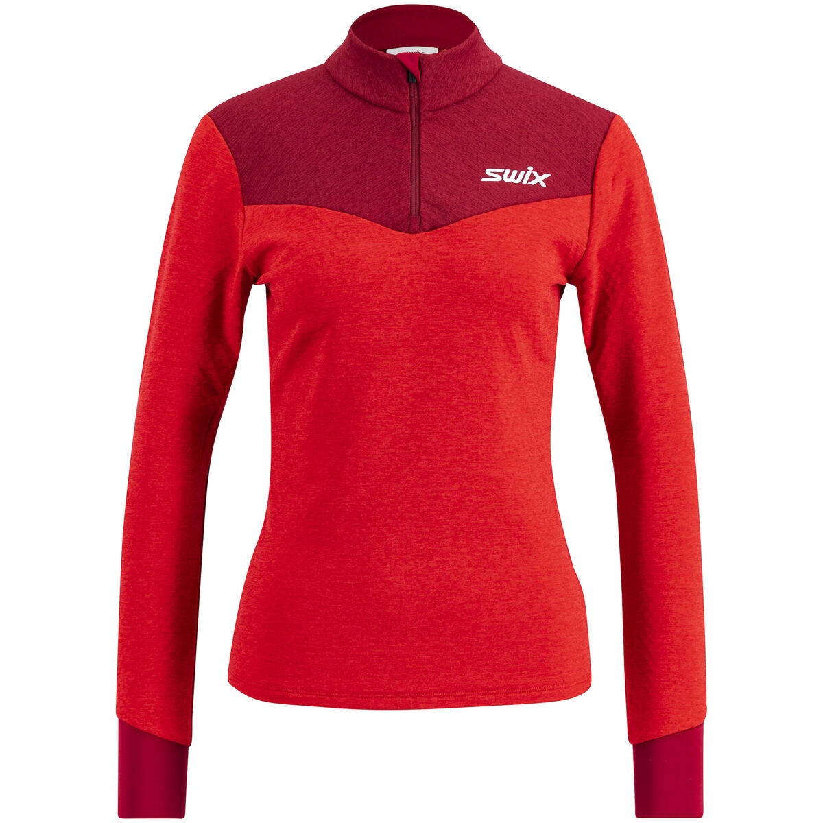 Levně Swix Nordic Midlayer W Swix red/Rhubarb red L