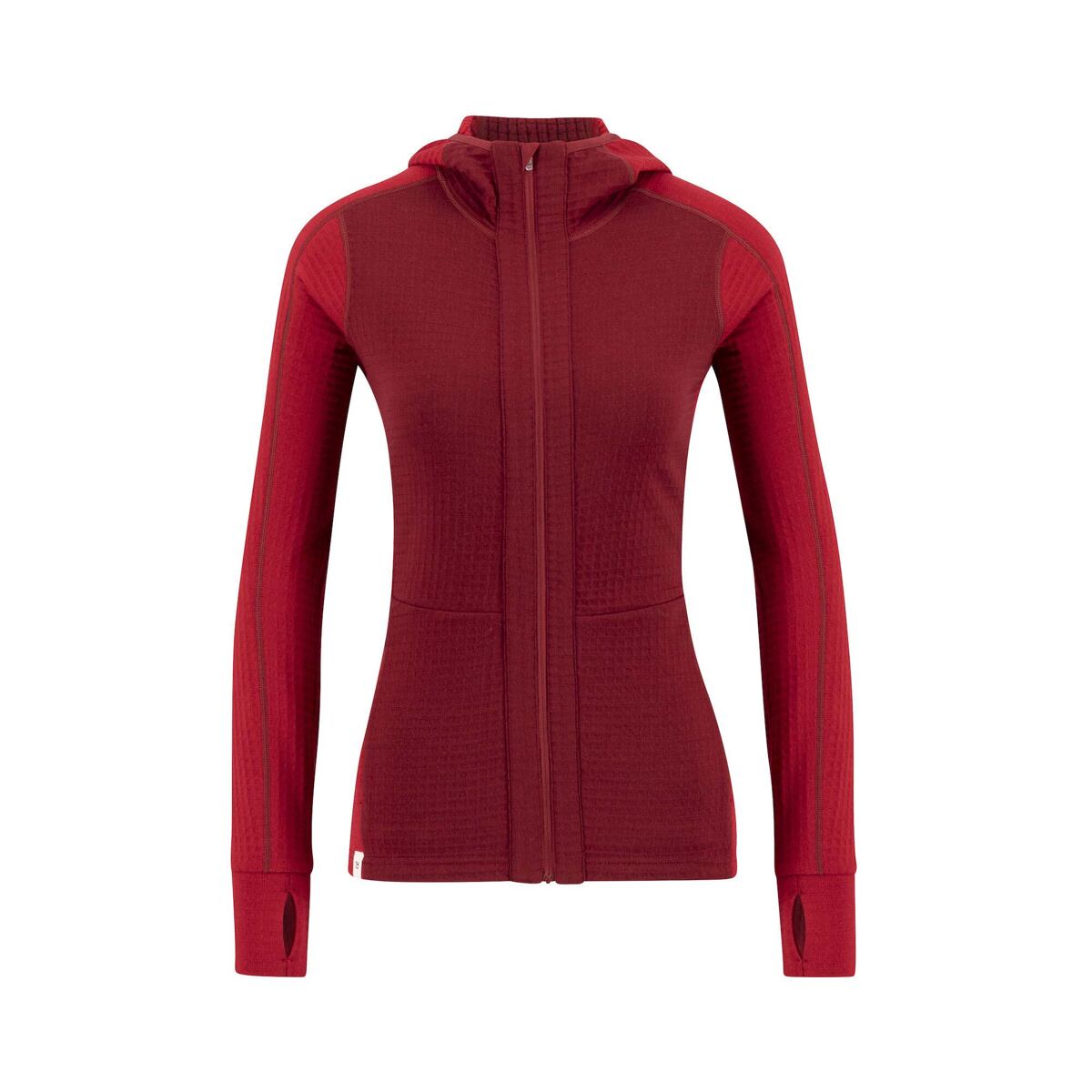 Levně Ulvang Peak Field Hooded Full Zip Midlayer W Biking Red/Chilli Pepper L