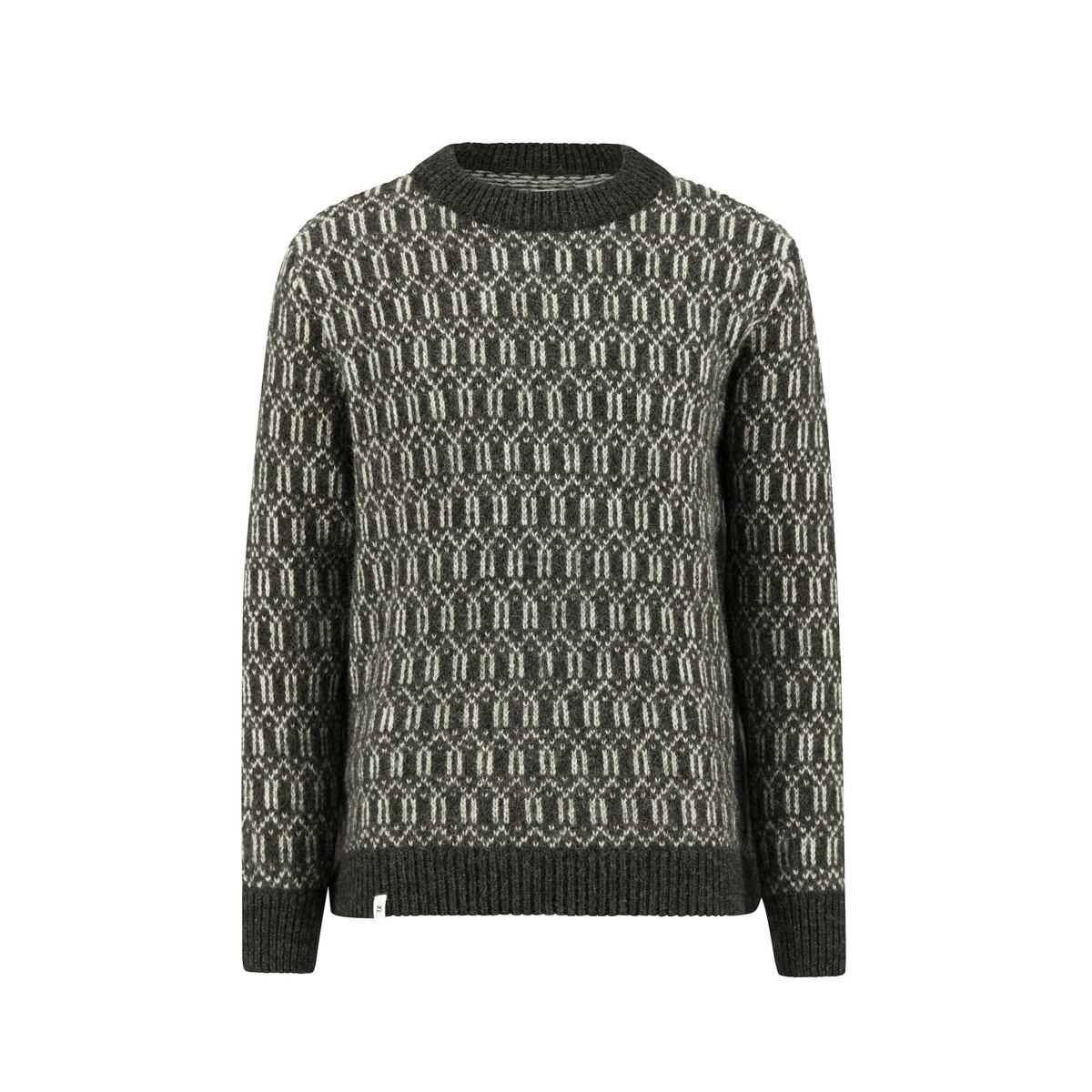 Levně Ulvang Echo Crew Sweater M Charcoal Melange/Off White XL