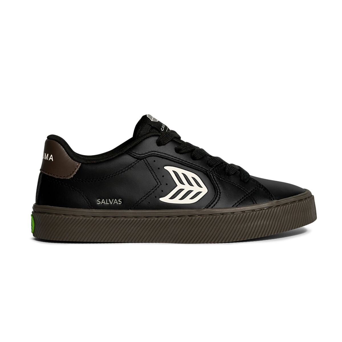Levně Cariuma SALVAS Teak Black Leather Ivory Logo Sneaker W Teak Black/Ivory 36