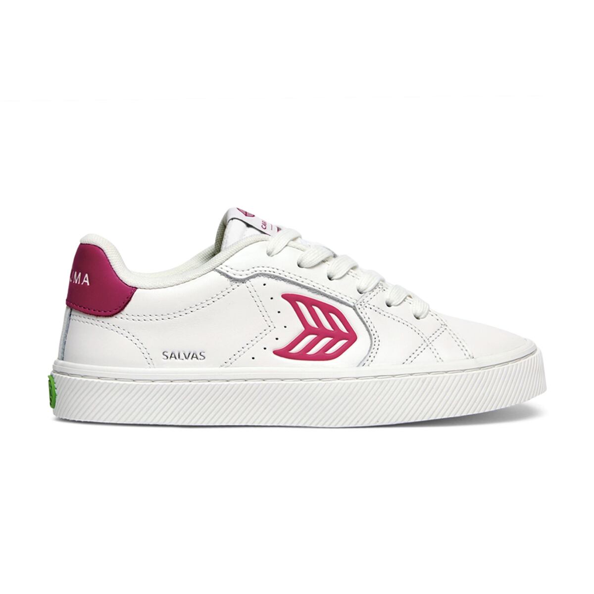 Levně Cariuma SALVAS White Leather Jazzy Pink Logo Sneaker M White/Jazzy Pink 40.5