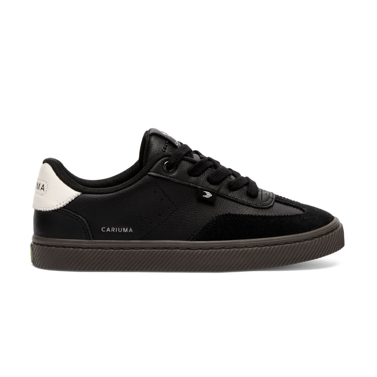 Levně Cariuma TOCA Soft Grain Leather and Suede M Teak Black 41.5