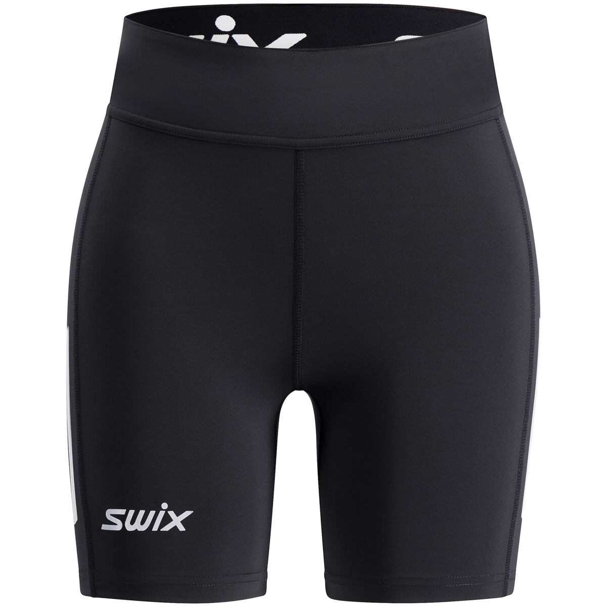 Levně Swix Pace High Waist Half Tights W Black XL