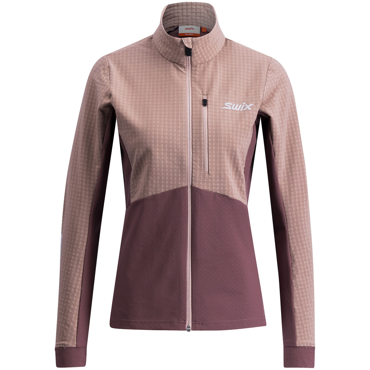 Levně Swix Pace Hybrid Full Zip Midlayer W Light Plum/Plum L
