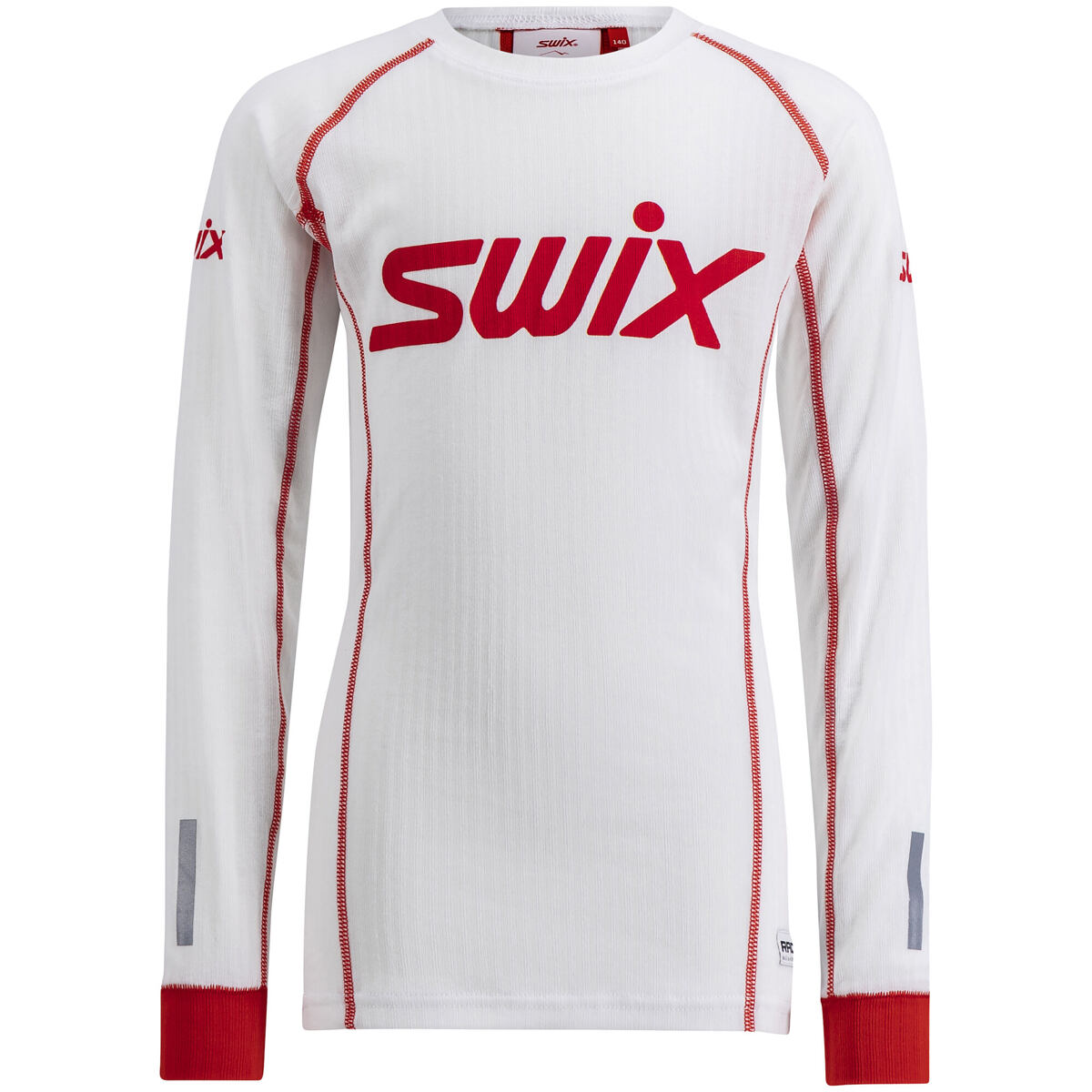 Levně Swix Roadline RaceX Long Sleeve Jr Bright White 116