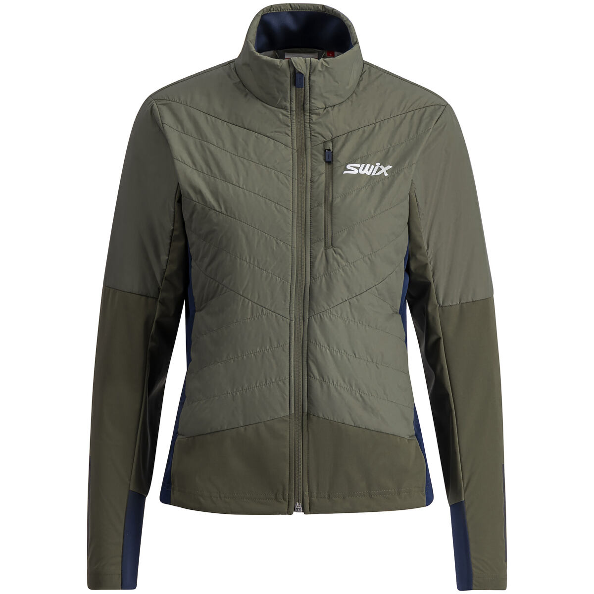 Levně Swix Dynamic Hybrid Insulated Jacket W Olive/ Dark Navy L