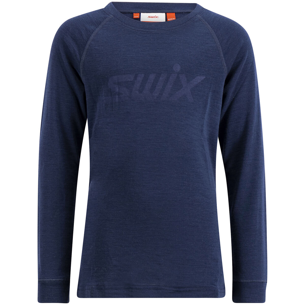 Levně Swix RaceX Merino Long Sleeve Jr Dark Navy 110/1