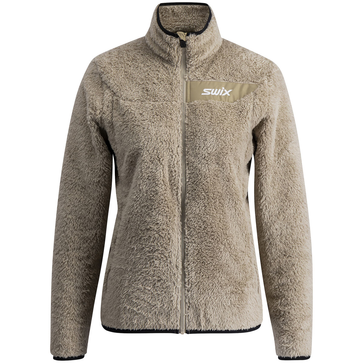 Levně Swix Infinity Pile Midlayer Full Zip W Dune L