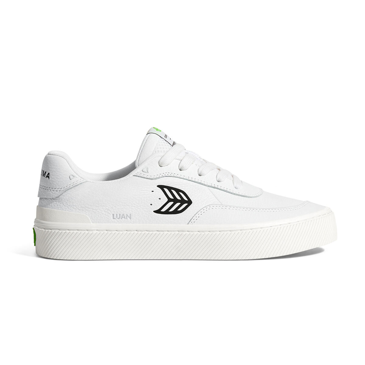 Levně Cariuma LUAN PRO White Premium Leather Black Logo Sneaker M White/Black 41