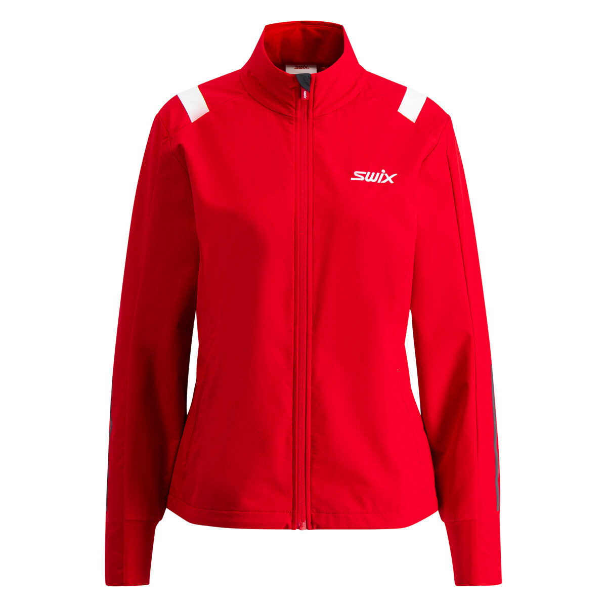 Levně Swix Infinity Jacket W Swix Red/Snow White S