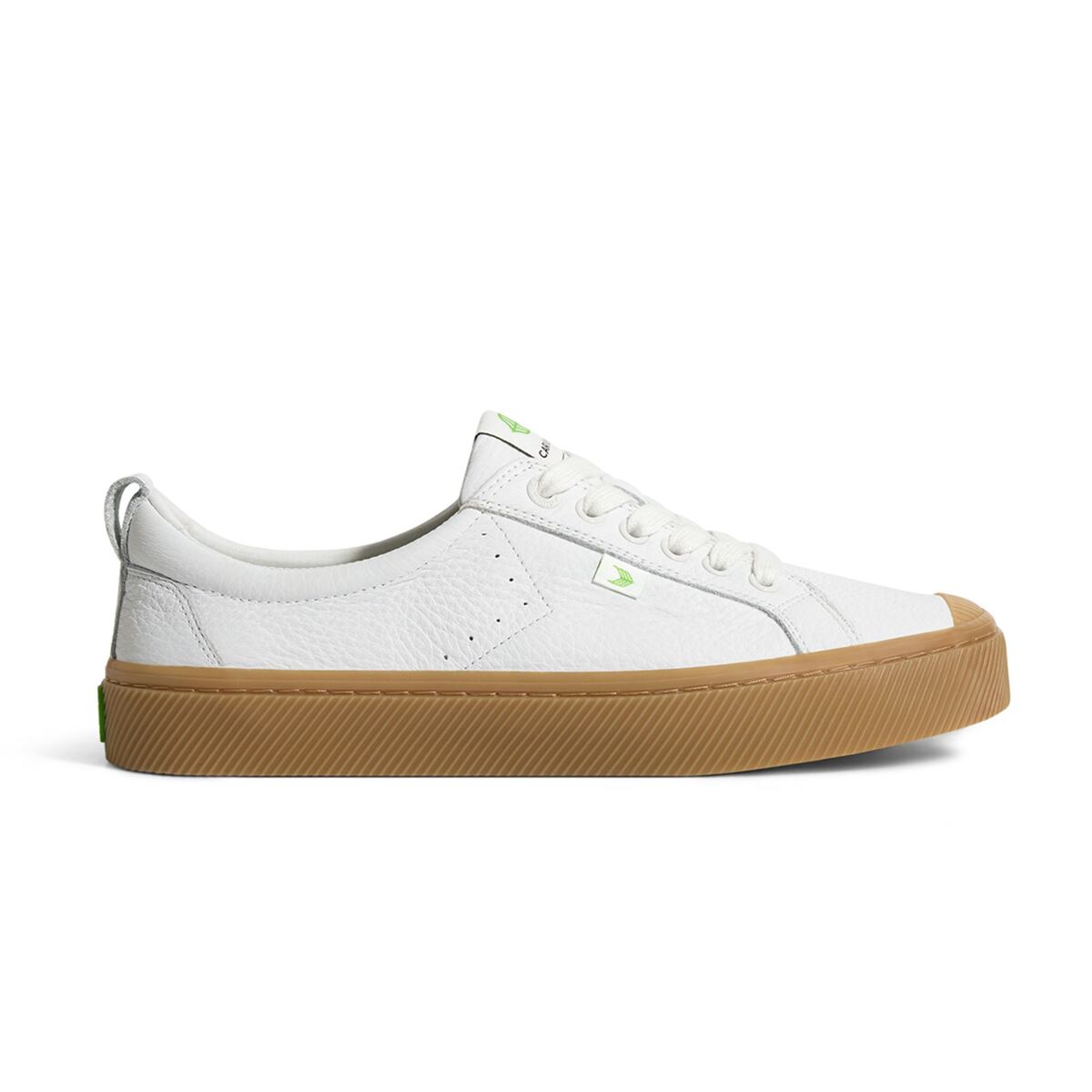Levně Cariuma OCA Low Gum Premium Leather Sneaker M White 40.5