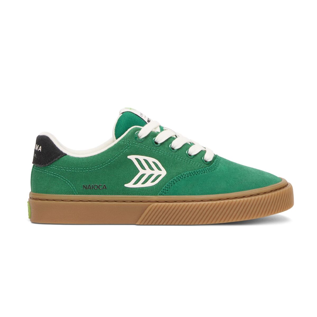 Levně Cariuma NAIOCA PRO Stripe Suede and Canvas Lush M Green 45