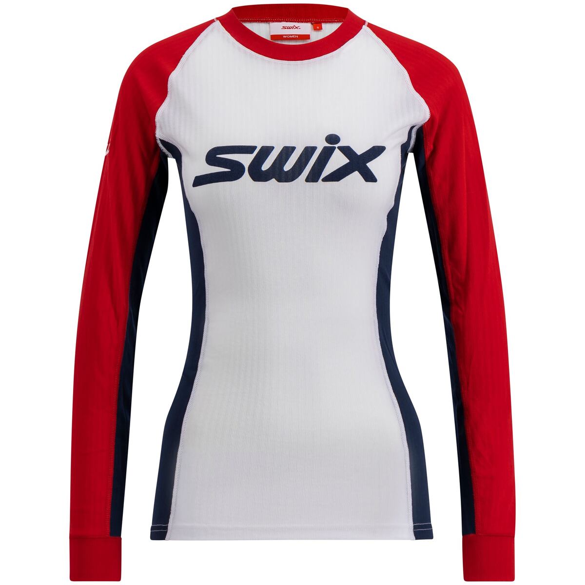Levně Swix RaceX Classic Long Sleeve W Swix red/Bright white L