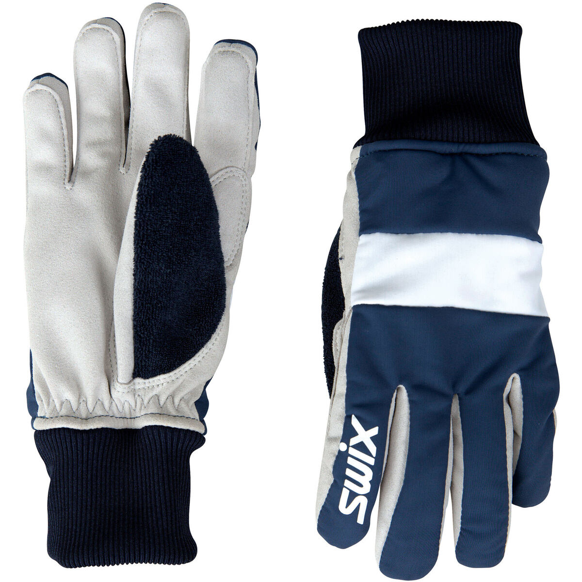 Levně Swix Cross Glove Jr Estate Blue 4/S