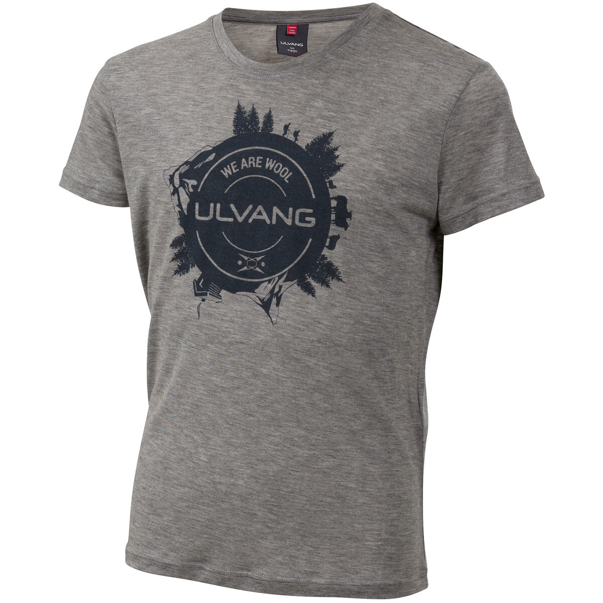Levně Ulvang T-shirt Gausdal Grey melange 116/6y