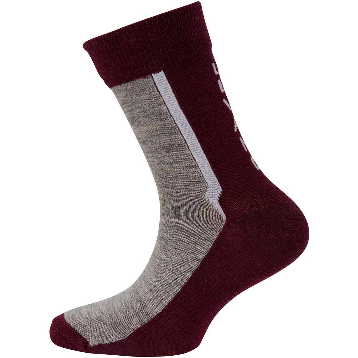 Levně Ulvang Ultra Junior socks - pack of 2 Fig/Grey Melange 25/27