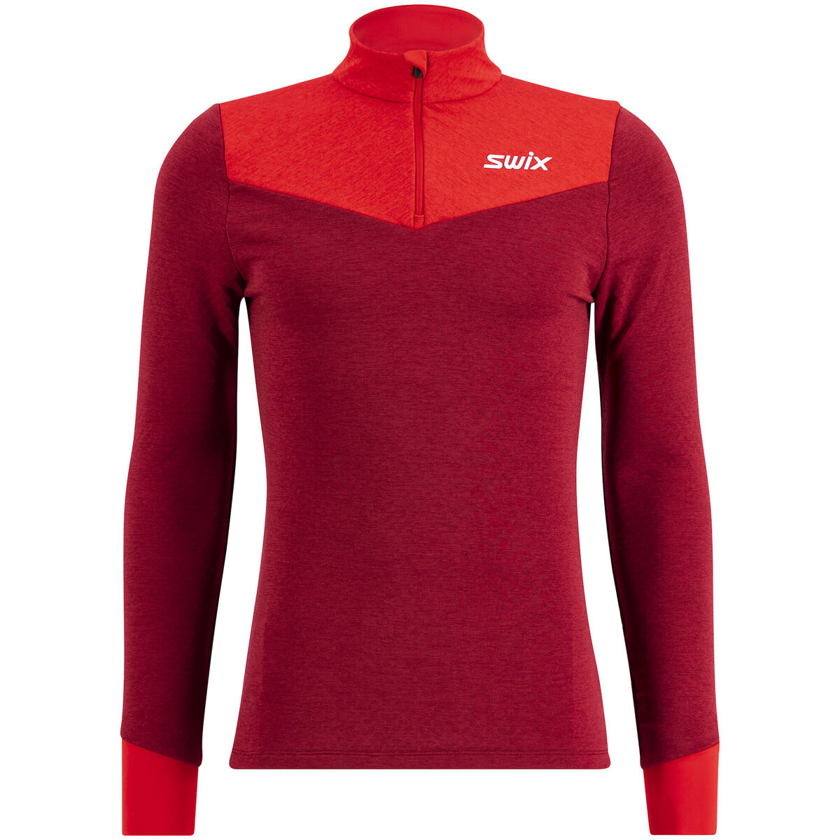 Levně Swix Nordic Midlayer M Rhubarb red/Swix red M
