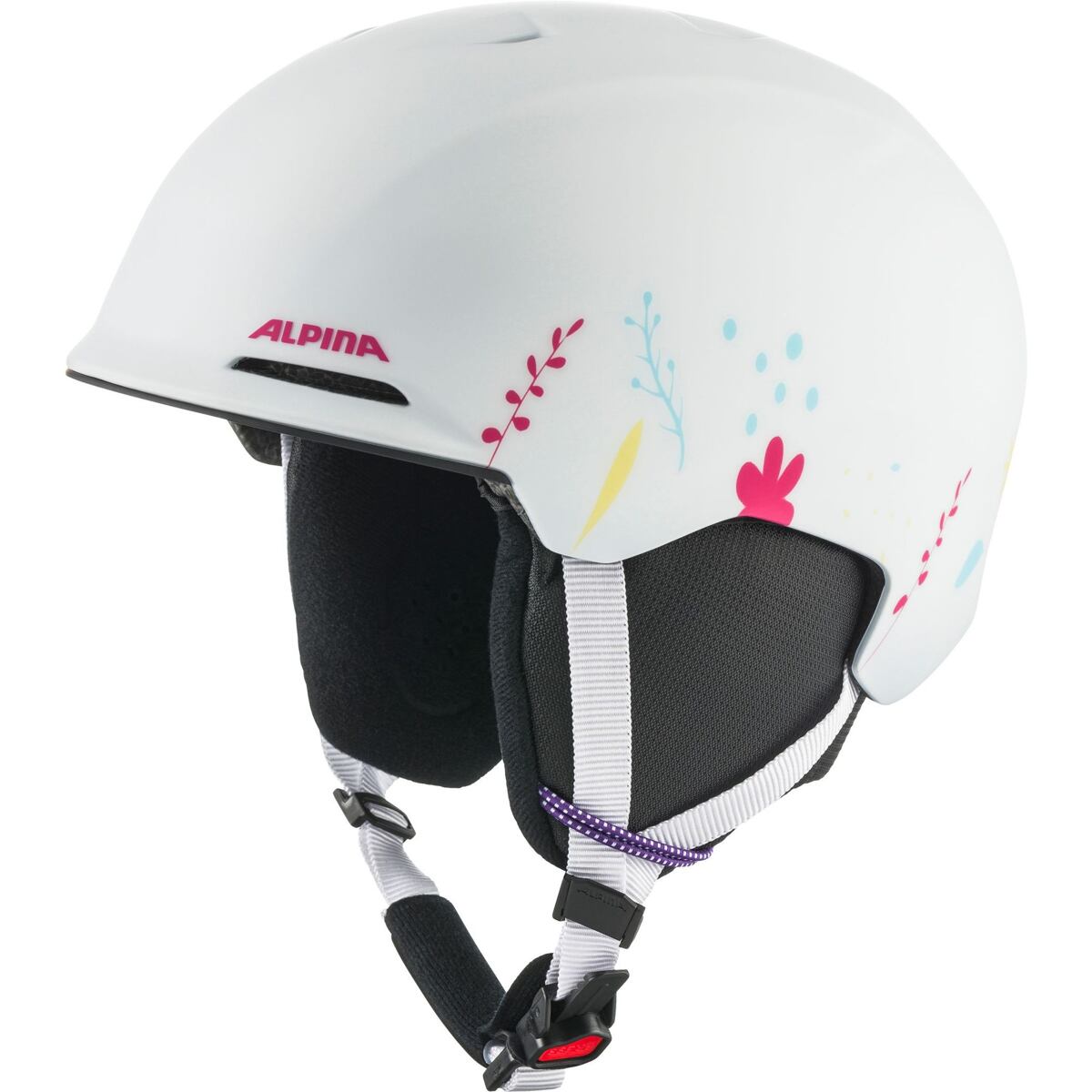 Alpina BRIX JR white-graphic matt 51-55
