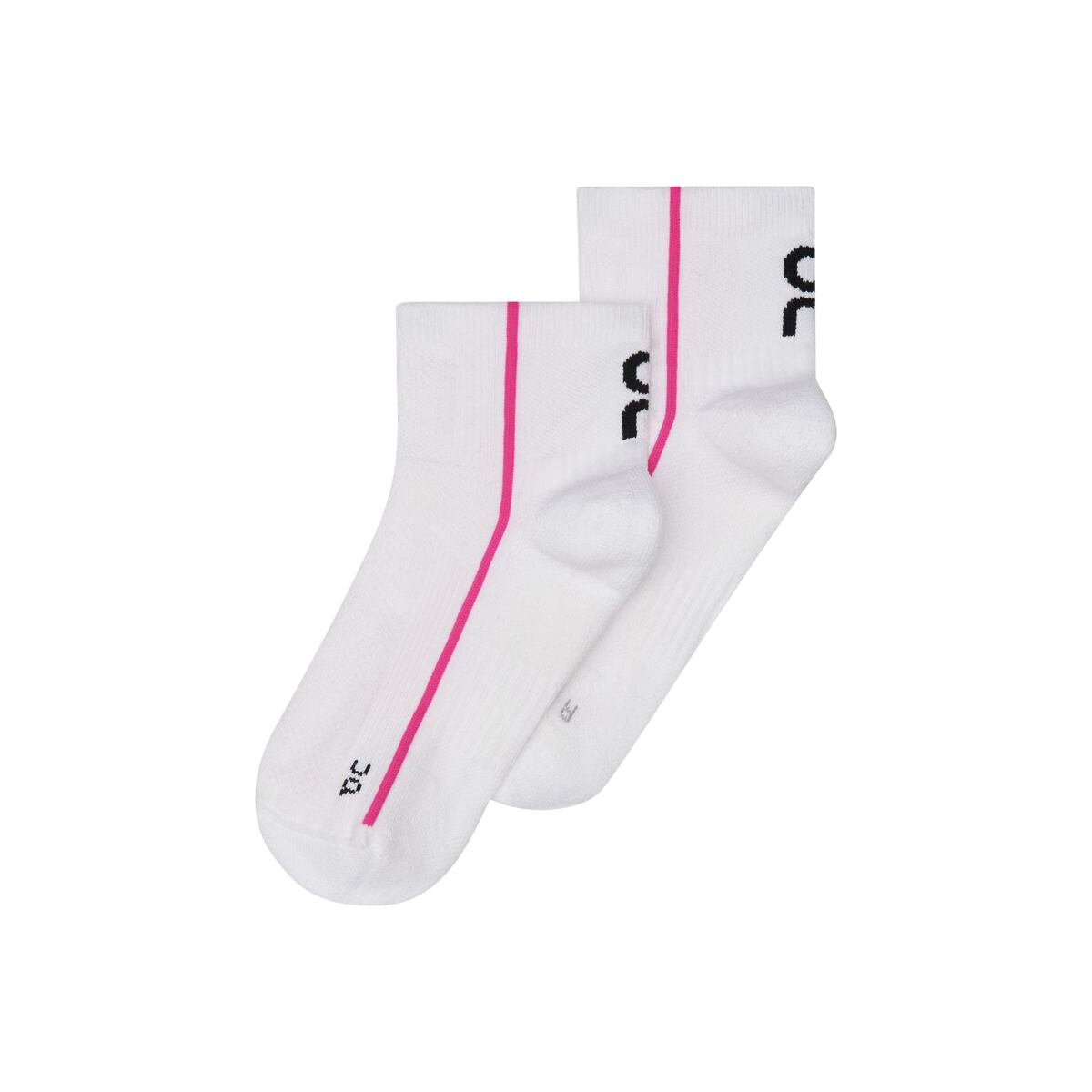 Levně On Court Sock Mid White/Pink 44-46