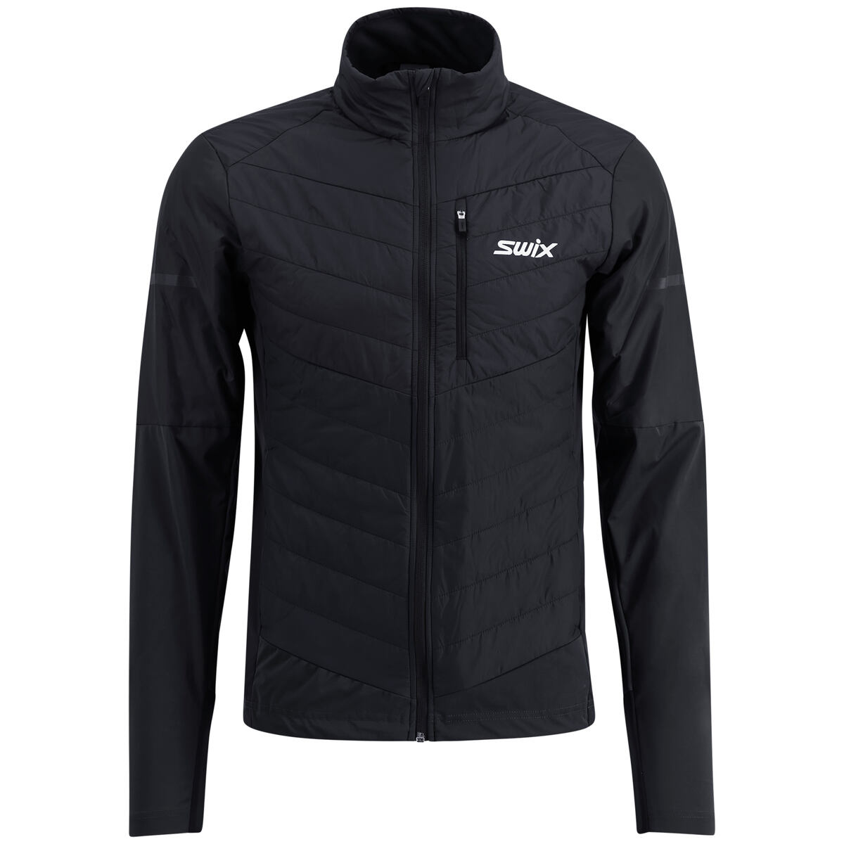 Levně Swix Nordic Warm Hybrid Jacket M Jet black XXL