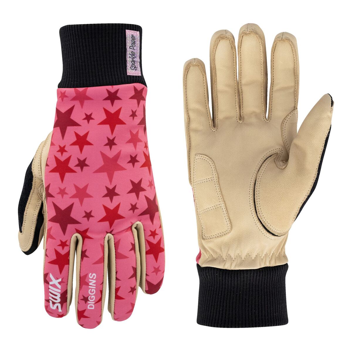 Levně Swix Star Glove Thrift Pink 10/XL