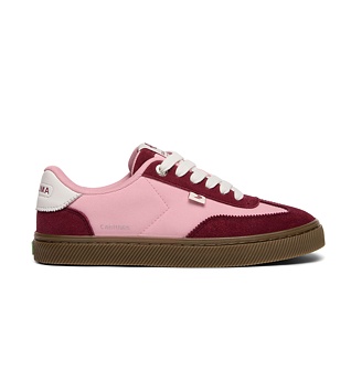 Pánské volnočasové boty Cariuma TOCA Teak Bright Rose Nylon Cabernet Suede Sneaker