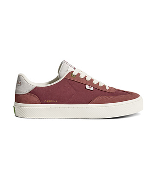 Pánské volnočasové boty Cariuma TOCA Withered Rose Suede Dark Rose Nylon Sneaker
